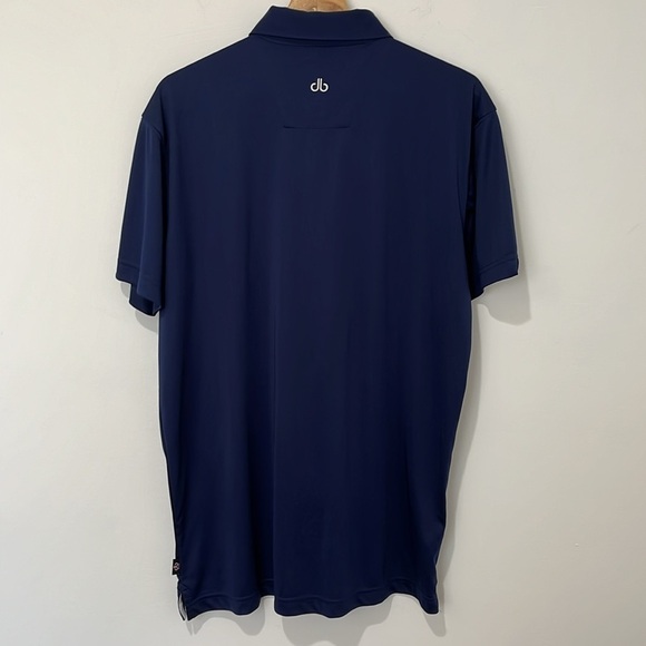 Druh Polo Golf Shirt Mens Size Large Navy Blue - Picture 4 of 13
